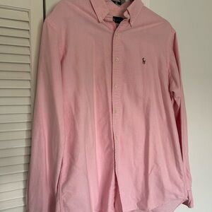 Ralph Lauren Men's Light Pink Casual Shirt